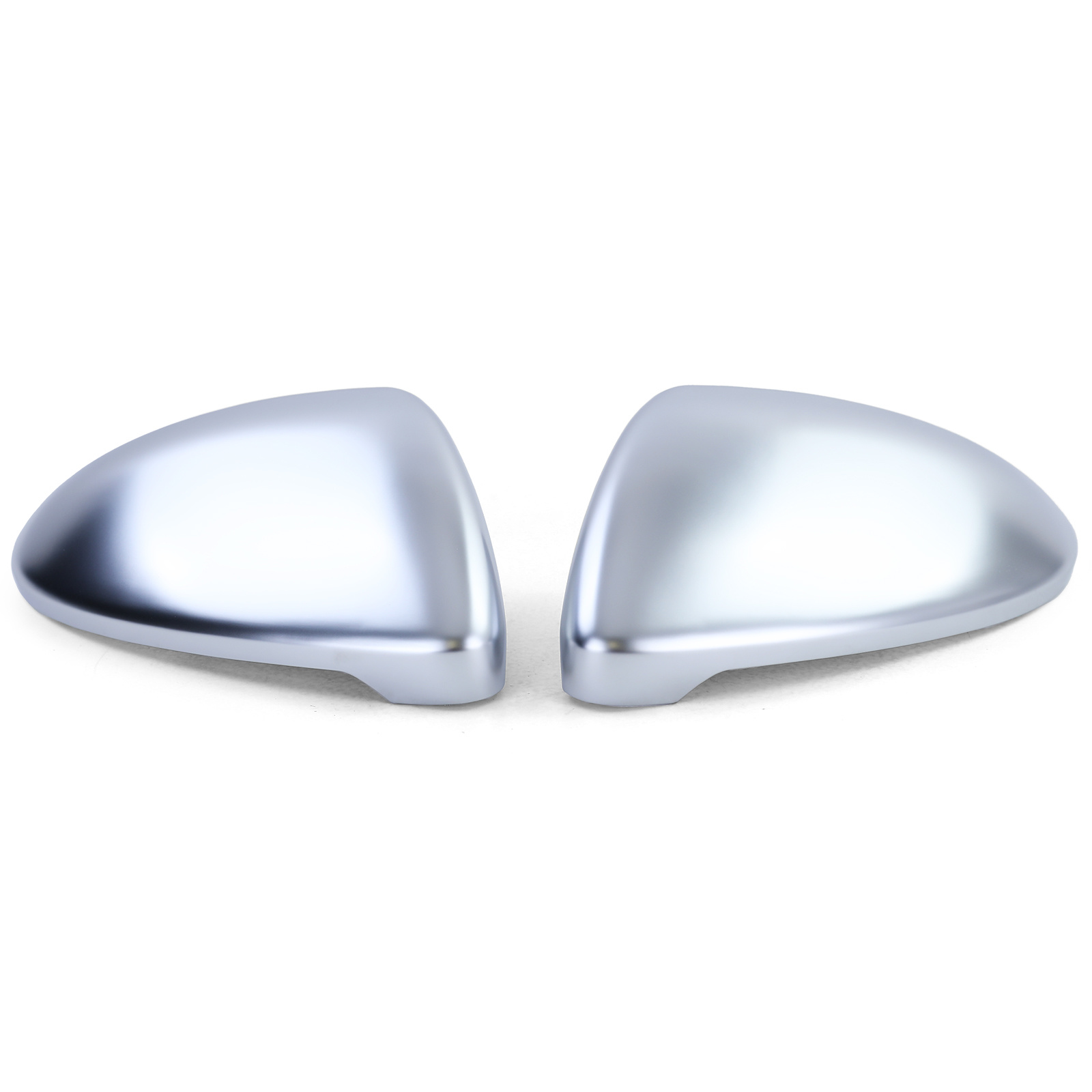 Spiegelkappen geschikt voor VW Golf 7 VII 5G1 sedan - mat zilver - ABS-kunststof - Hoogwaardige afwerking