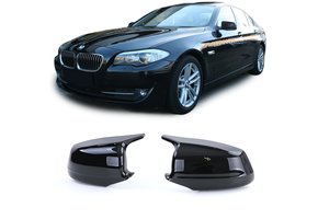 Spiegelkappen - BMW 5 Serie F10 F11 10-13 - zwart glans - sport optiek