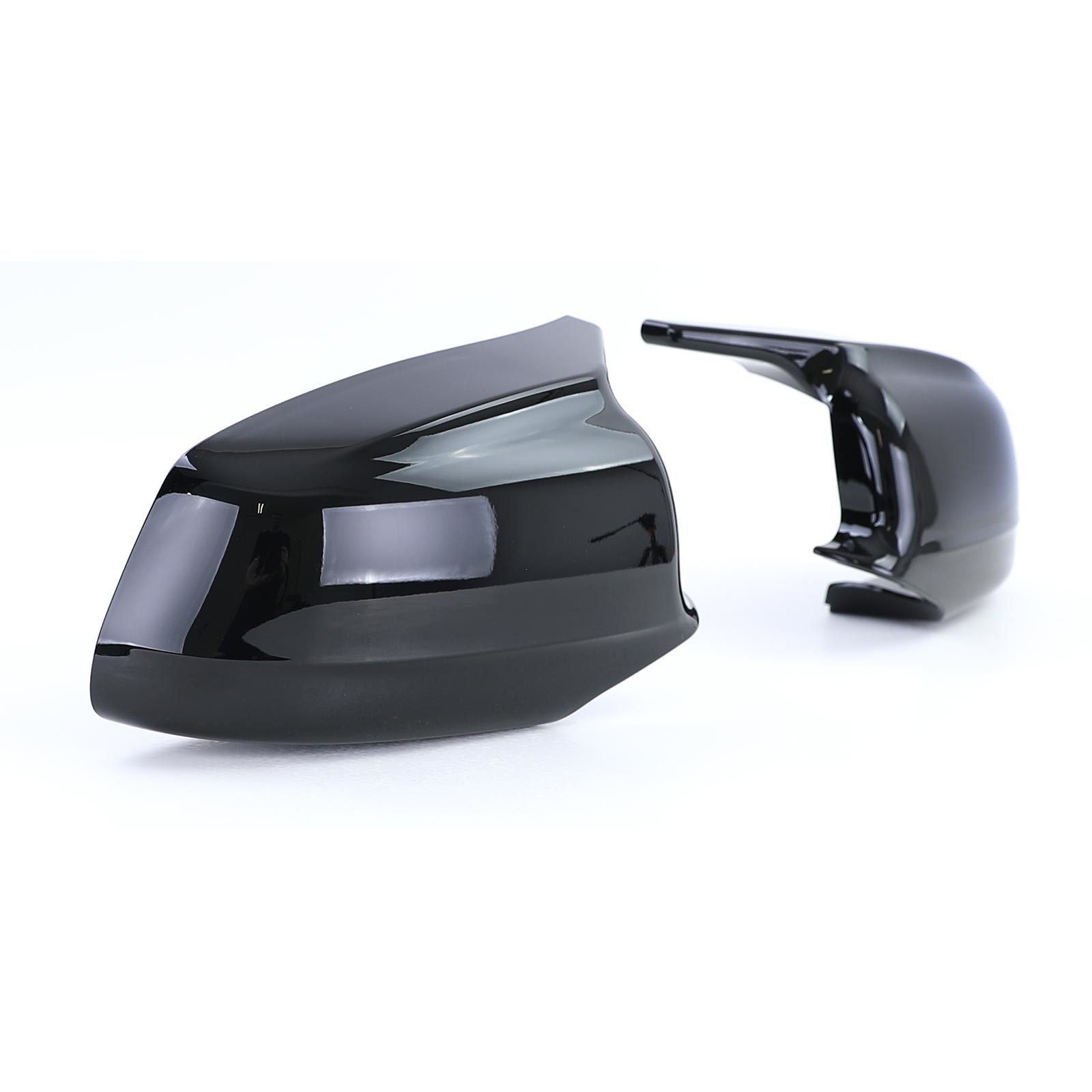 Spiegelkappen geschikt voor BMW 5 Serie F10 F11 10-13 - zwart glans - sport optiek