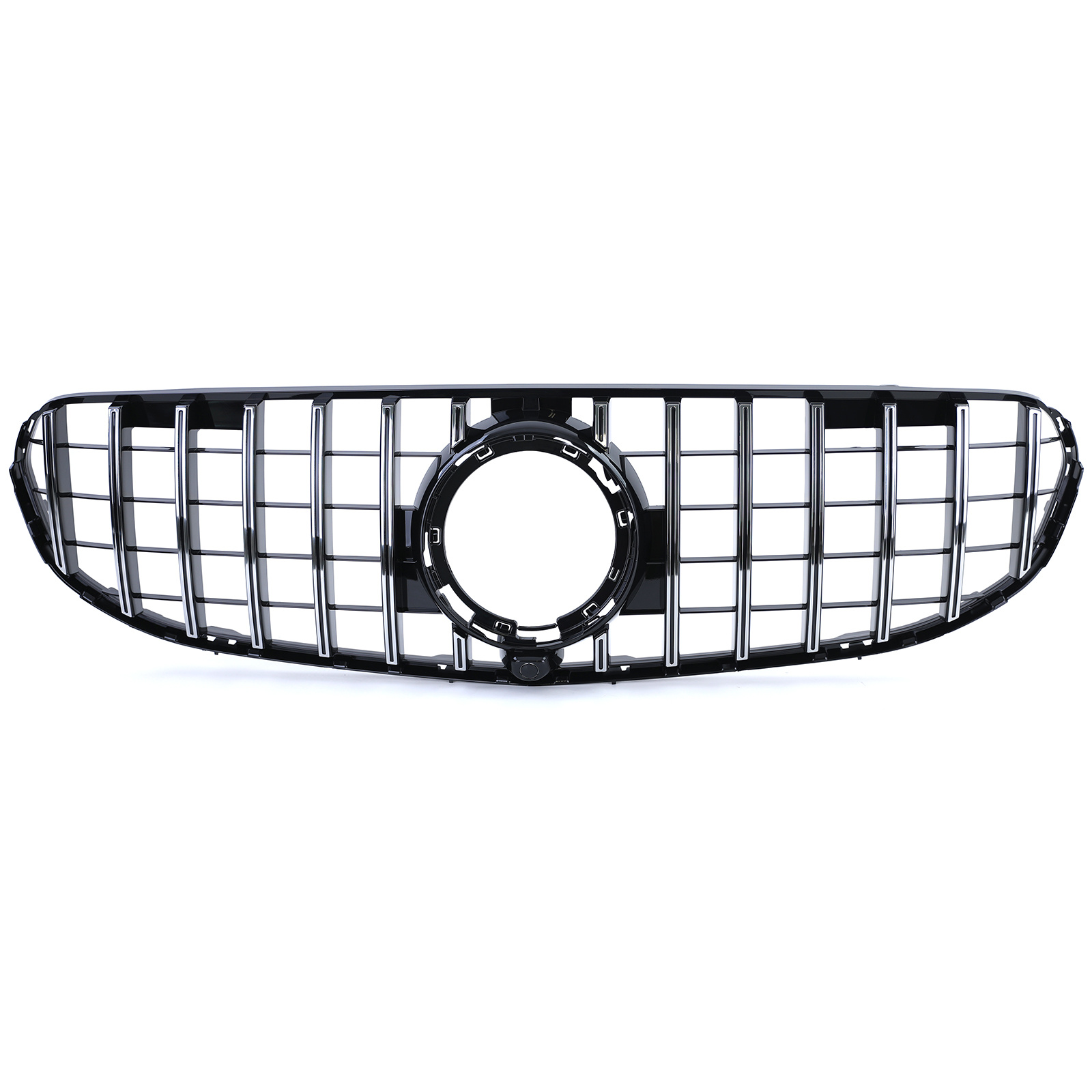 Autogrille - Mercedes GLC X253 SUV - Sport optiek - Chroom / zwart glans coating