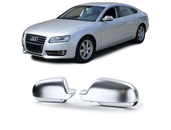 Spiegelkappen - AUDI A3 A4 A5 09- - Zilver mat - Vervanging, RS-look