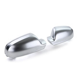 Spiegelkappen geschikt voor AUDI A3 A4 A5 09- - Zilver mat - Vervanging, RS-look