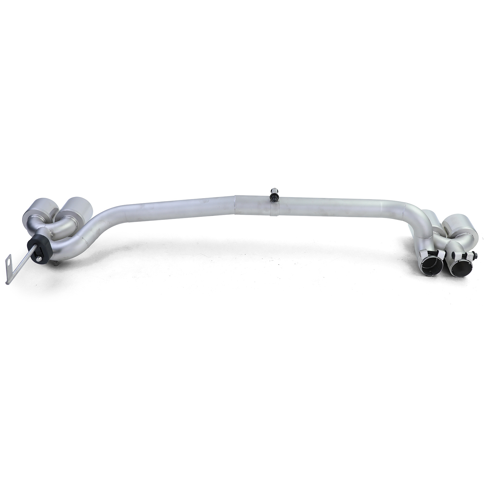 Uitlaat eindpijp - BMW F10 F11 520-530 - Duplex Sport Look - RVS, 54x24x18cm
