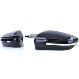 Spiegelkappen geschikt voor BMW 5 Serie G30 G31 - Zwart Glans - Sport Optiek