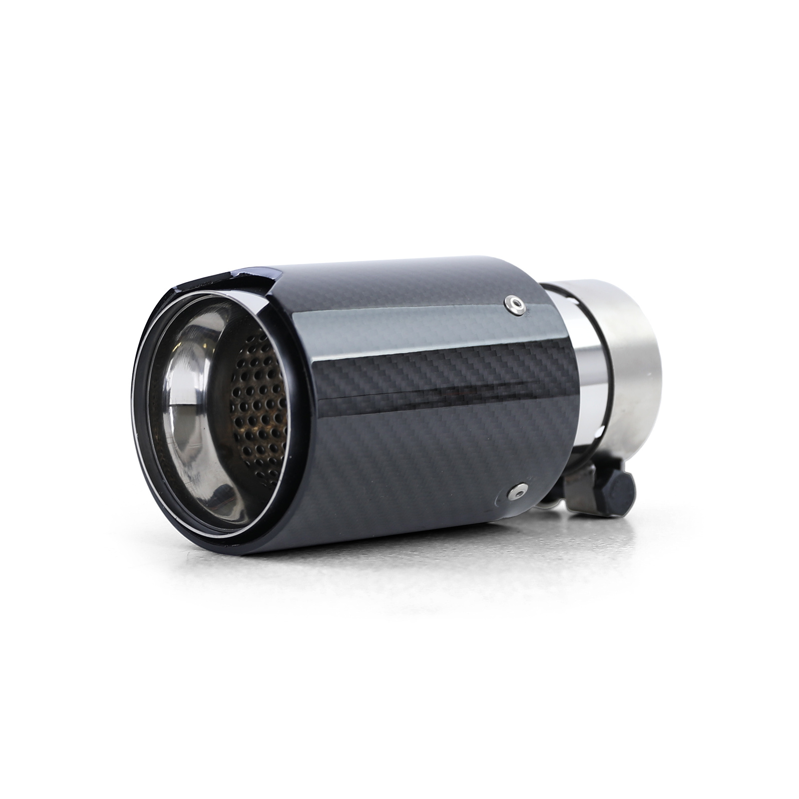 Uitlaat Eindpijp geschikt voor BMW 3 Serie E90 E91 E92 E93 - Sport Optiek - Carbon Zwart / 90mmx180mm