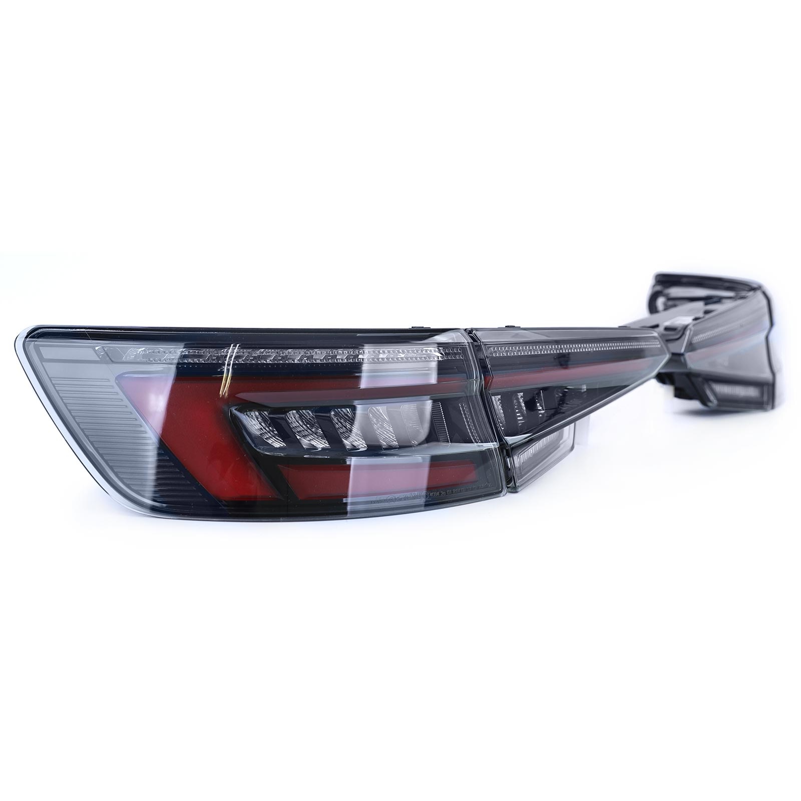 Achterlichten geschikt voor Audi A4 S4 B9 - Hella LED - zwart rook