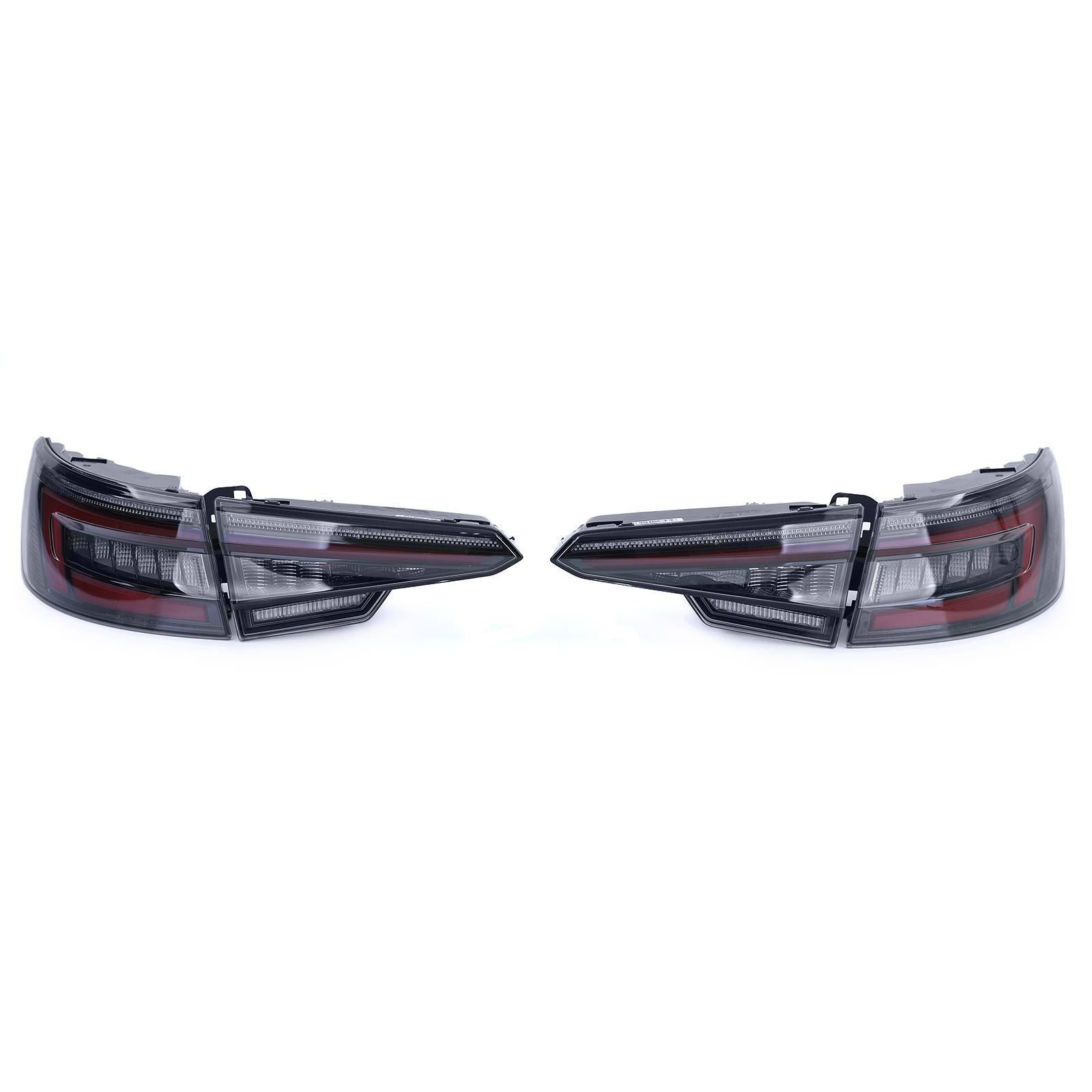 Achterlichten - Audi A4 S4 B9 - Hella LED - zwart rook
