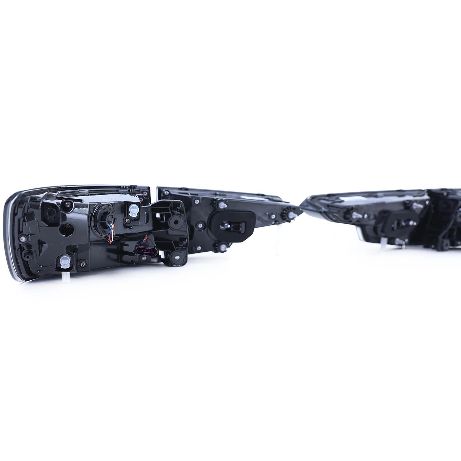 Achterlichten - Audi A4 S4 B9 - Hella LED - zwart rook