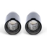 Uitlaatsierstuk - BMW 6 Serie F12 F13 '11+ - Sport Carbon Zwart - Ø 60-64mm, 2 stuks