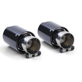 Uitlaatsierstuk - BMW 6 Serie F12 F13 '11+ - Sport Carbon Zwart - Ø 60-64mm, 2 stuks