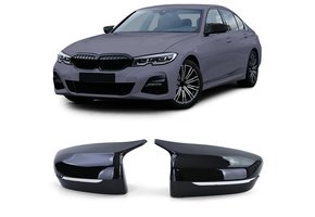 Spiegelkappen geschikt voor BMW G20 G21 G30 G31 G11 G14 G15 - Sport Optiek - Glanzend Zwart