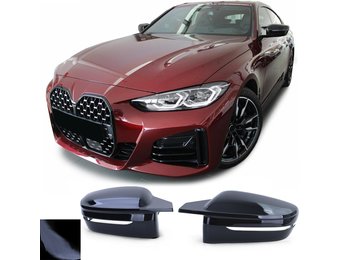 Spiegelkappen - BMW 4 Serie G22 G23 G26 - Zwart Glans - Sport Optiek