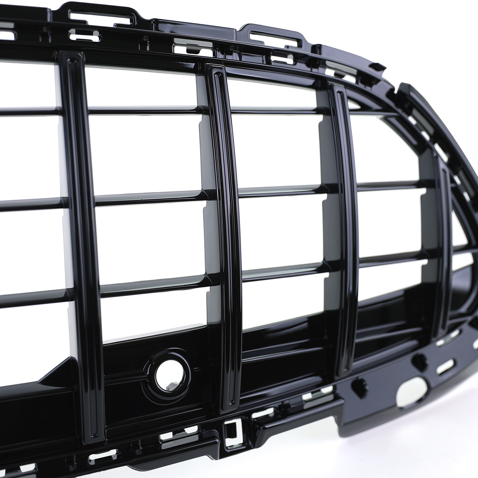 Autogrille geschikt voor Mercedes C-klasse W206 S206 - Sportief - Zwart glans