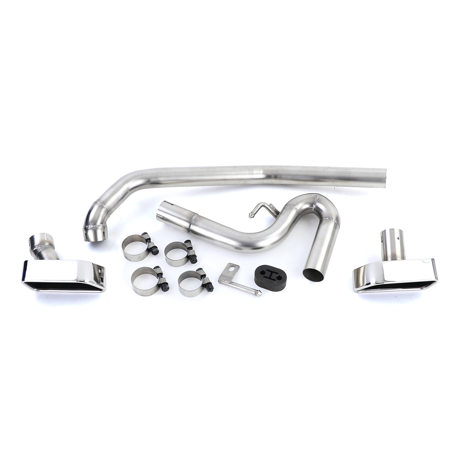 Uitlaat eindpijp - BMW F10 F11 520-530 2010-2017 - Rechthoekige uitlaatpijp - RVS - 550 Sport Look