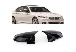 Spiegelkappen geschikt voor BMW F07 F10 F11 F18 - Glanzend zwart - Sport optiek