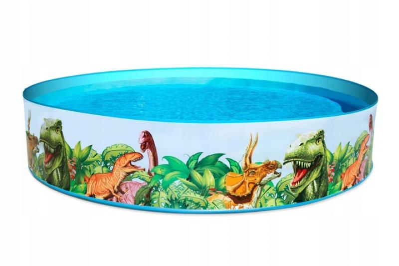 Bestway - opzetzwembad - 2074L - Ø244 cm - dinosaurus thema