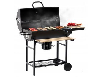 Garden Line - BBQ - grill - met thermometer - 74x39 cm - zwart