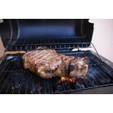 Garden Line - BBQ - grill - met thermometer - 74x39 cm - zwart