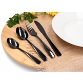 Cook Line - bestekset - 24 delig - zwart