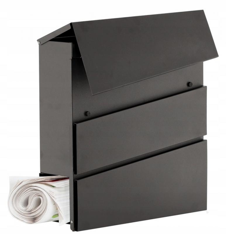 Garden line - brievenbus - antraciet - 37x37x10,5 cm