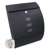 Garden line - brievenbus - antraciet - 40x30x12 cm