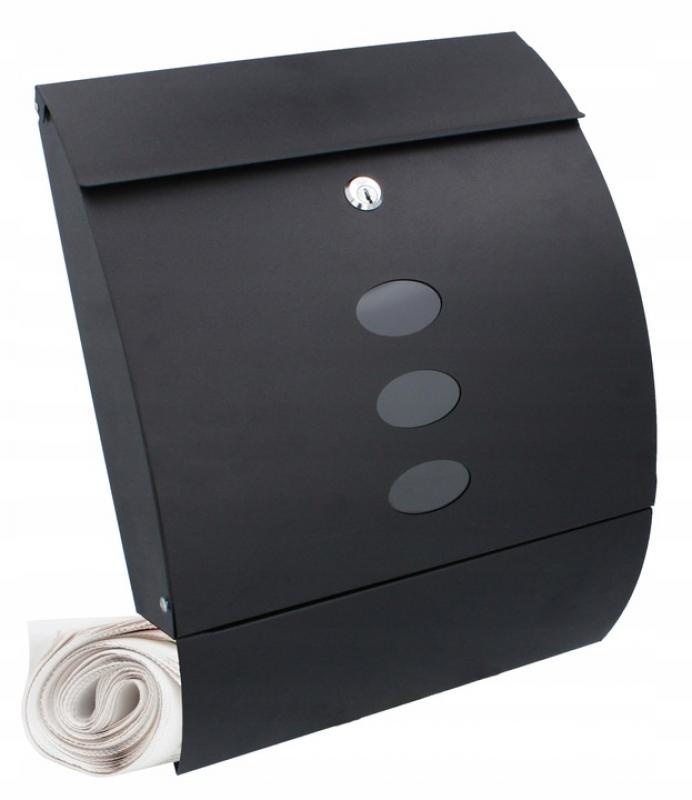 Garden line - brievenbus - antraciet - 40x30x12 cm