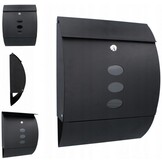 Garden line - brievenbus - antraciet - 40x30x12 cm