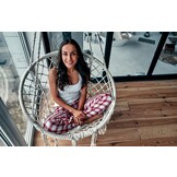 Garden Line - hangstoel - 120x 60-80 cm - roze