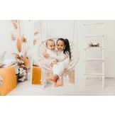 Garden Line - hangstoel - 120x 60-80 cm - zwart