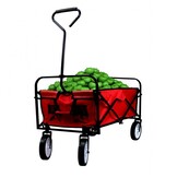 Garden Line - bolderkar - opvouwbaar - 90x54 cm - rood