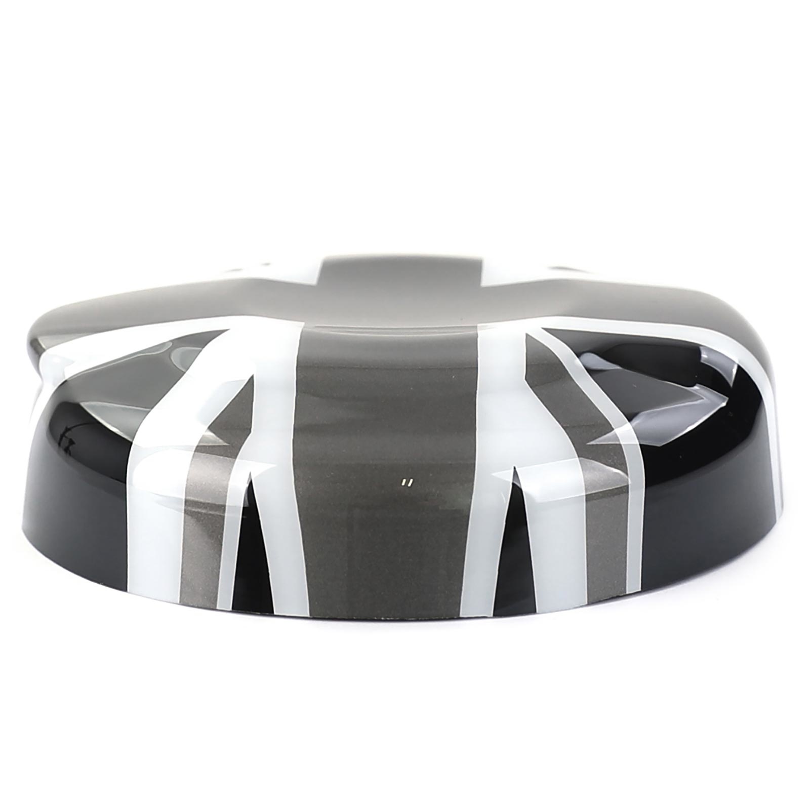 Tankdop - Mini One Cooper F55 F56 F57 - Vlag (grijs/wit) - Top kwaliteit