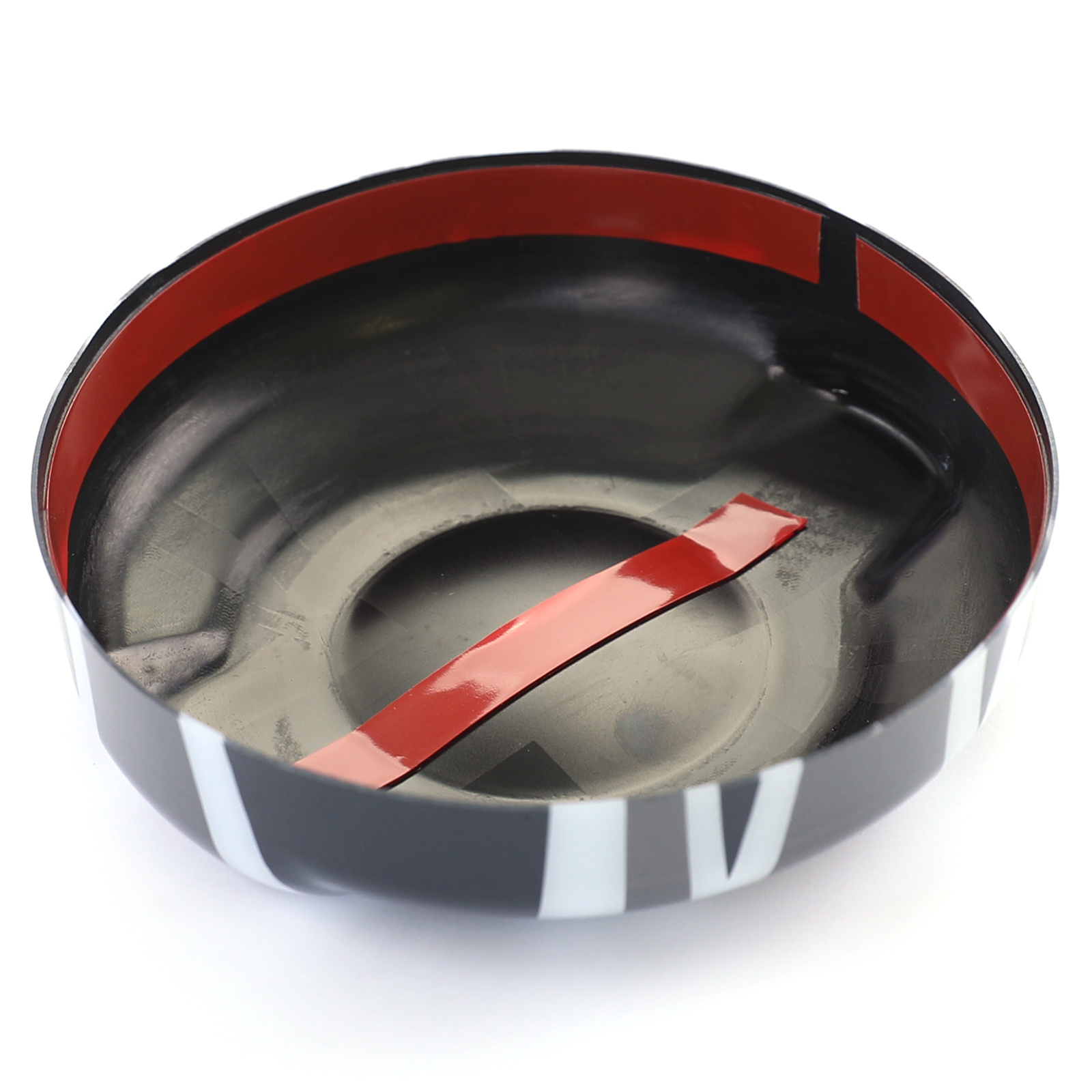 Tankdop - Mini One Cooper F55 F56 F57 - Vlag (grijs/wit) - Top kwaliteit
