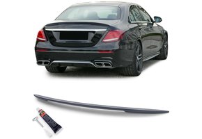 Achterspoiler geschikt voor Mercedes E-klasse W213 - Sport optiek - Ongeverfd - ABE