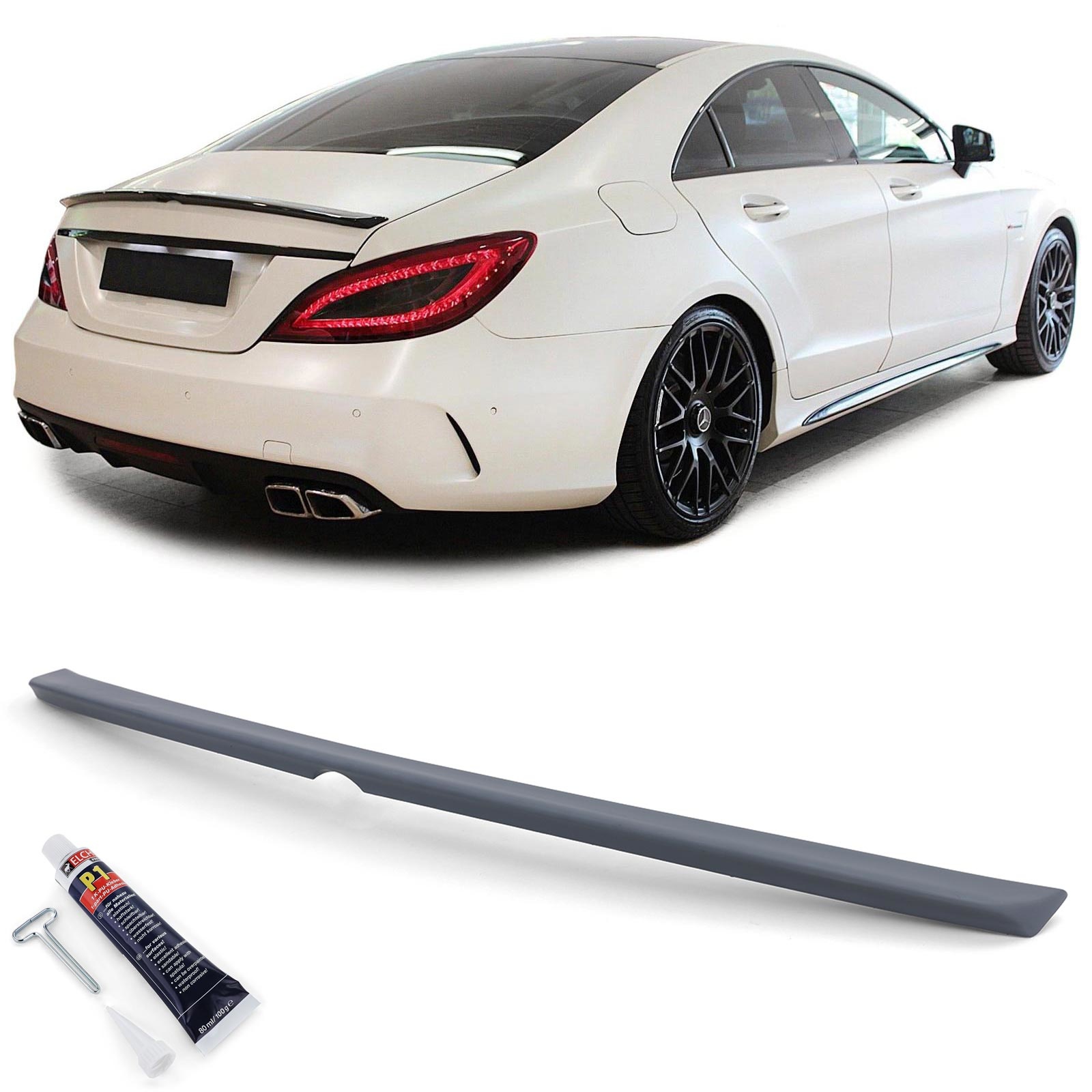 Achterspoiler geschikt voor Mercedes CLS W218 2011-2018 - Sportieve look - Incl. lijm