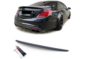 Achterspoiler geschikt voor Mercedes S-klasse W222 13-20 - Spoilerlip, Sport-optiek