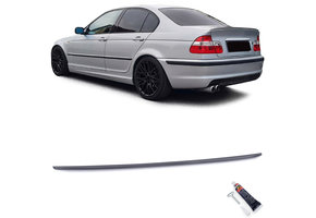 Achterspoiler geschikt voor BMW 3-serie E46 sedan - Sport optiek - Inclusief lijm