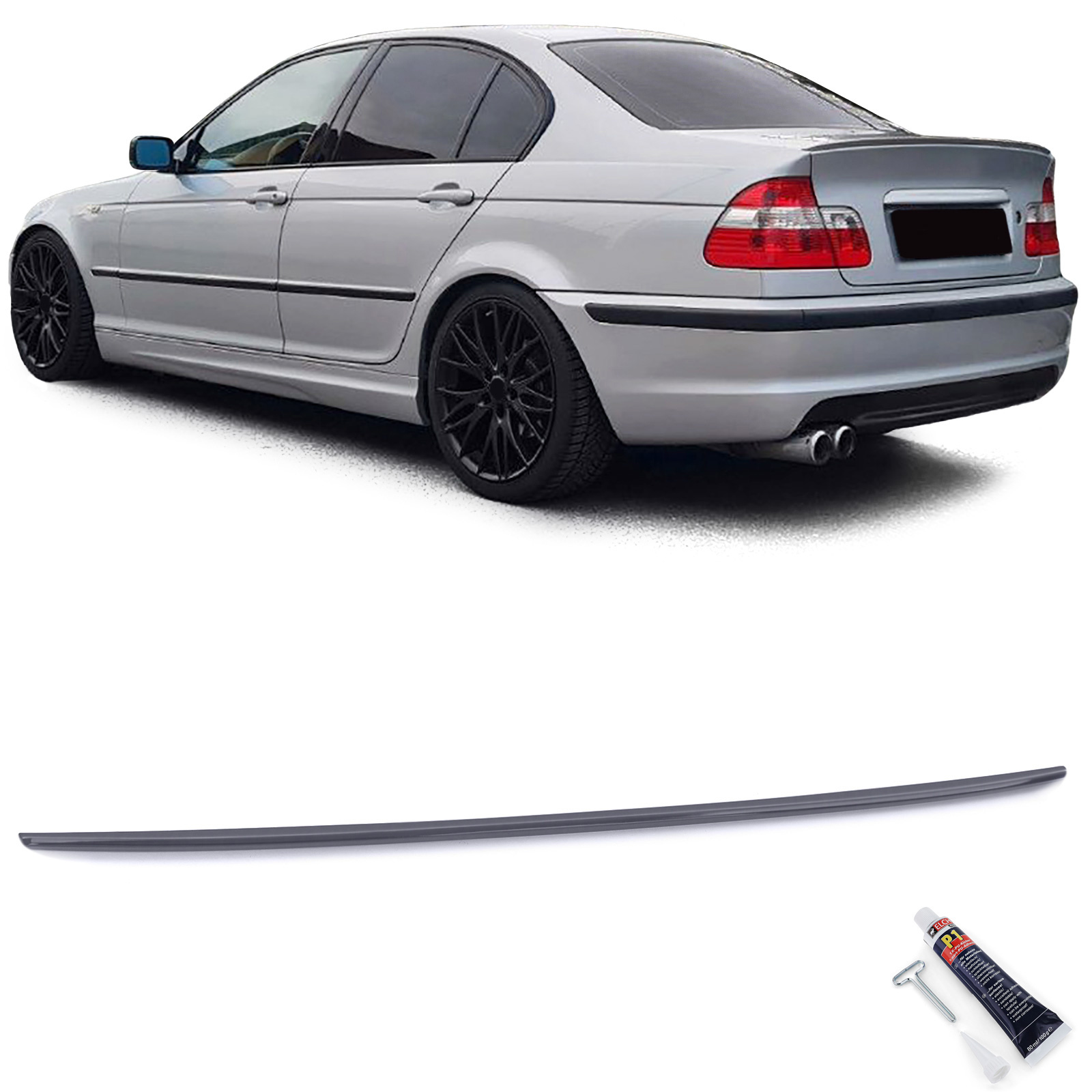 Achterspoiler - BMW 3-serie E46 sedan - Sport optiek - Inclusief lijm