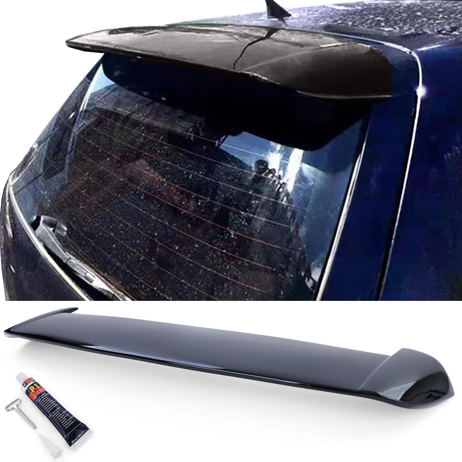 Achterspoiler - VW Golf 4 1J1 97-03 - Zwart glans - Sport optiek