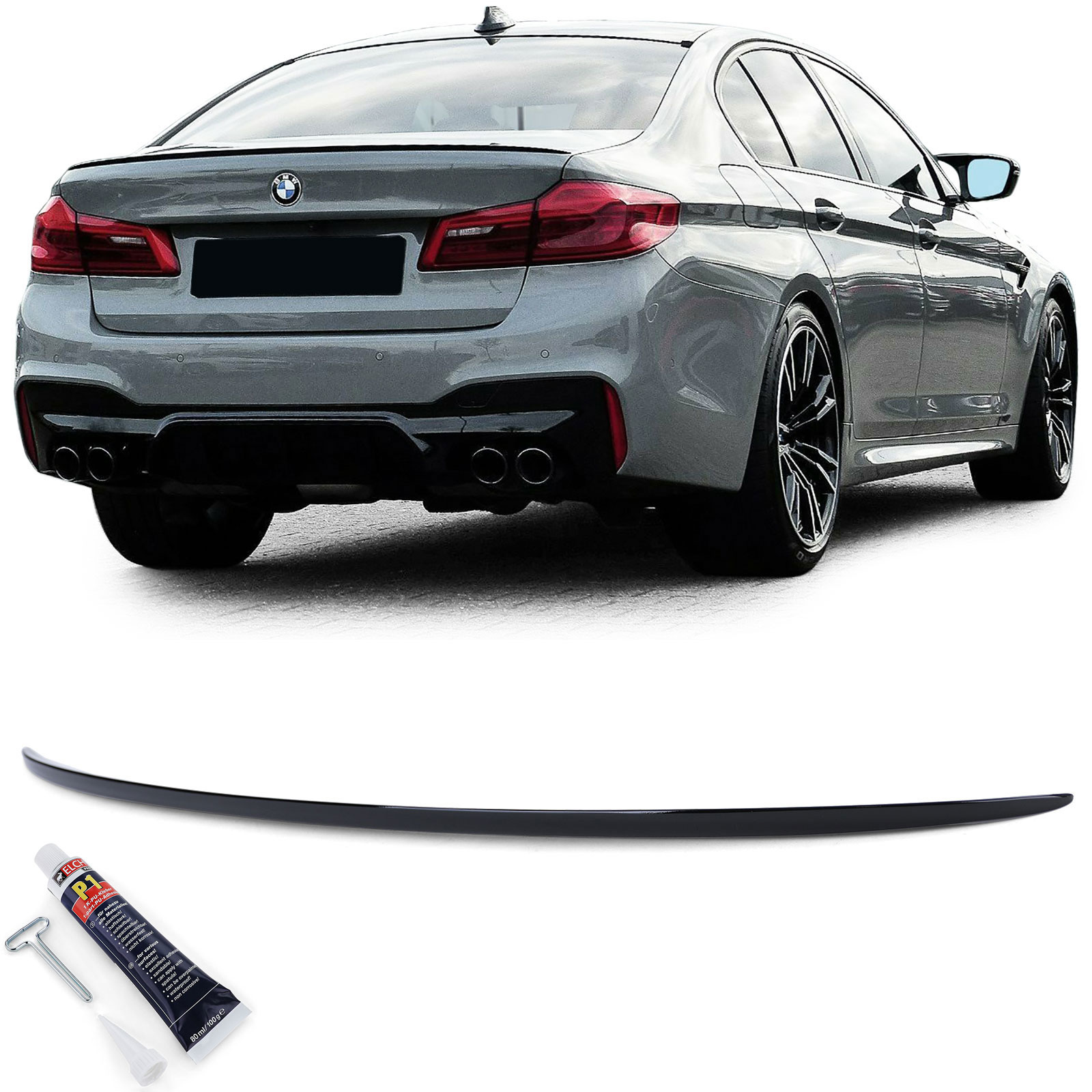 Achterspoiler - BMW 5 Serie G30 G38 - Sport Optiek - Hoogwaardig ABS-kunststof