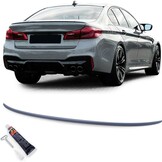 Achterspoiler geschikt voor BMW G30 sedan - sportieve optiek - incl. lijm.