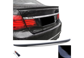Achterspoiler - BMW 7 Serie F01 08-15 - Sport optiek - zwart glans