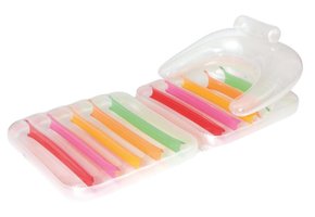 Bestway - luchtbed zwembad - opblaasbare stoel - meerkleurig