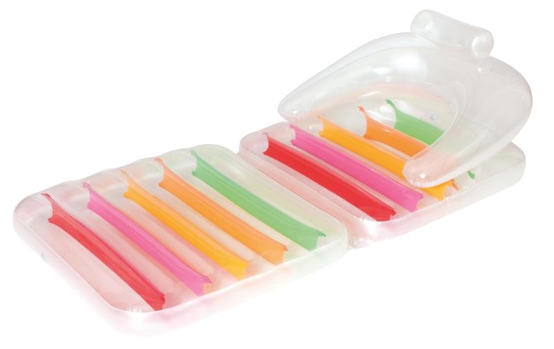 Bestway - luchtbed zwembad - opblaasbare stoel - meerkleurig