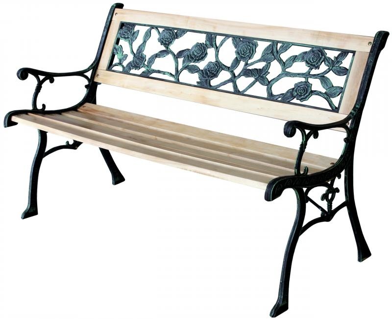 Garden Line - tuinbank - natuurlijk hout - 122x73x54 cm