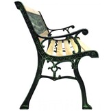 Garden Line - tuinbank - natuurlijk hout - 122x73x54 cm