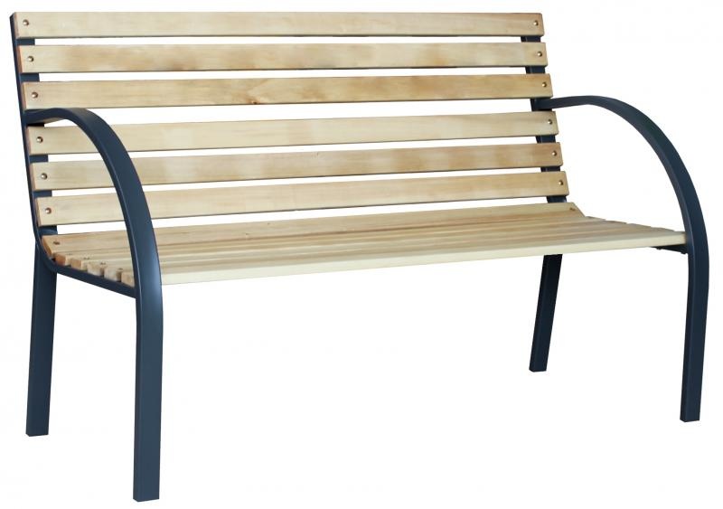 Garden Line - tuinbank - natuurlijk hout - 120x82x60 cm