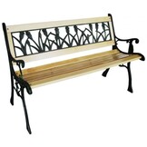 Garden Line - tuinbank - natuurlijk hout - 122x73x54 cm