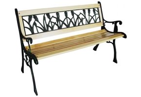 Garden Line - tuinbank - natuurlijk hout - 122x73x54 cm