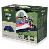 Bestway - luchtbed - 2 kussens - ingebouwde pomp - 203x152x22 cm