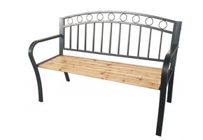 Garden Line - tuinbank - natuurlijk hout - 127x84x53 cm